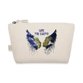 earth,wings,angelwings,save the earth,wings,planet - Organic Pouch - nature - Front