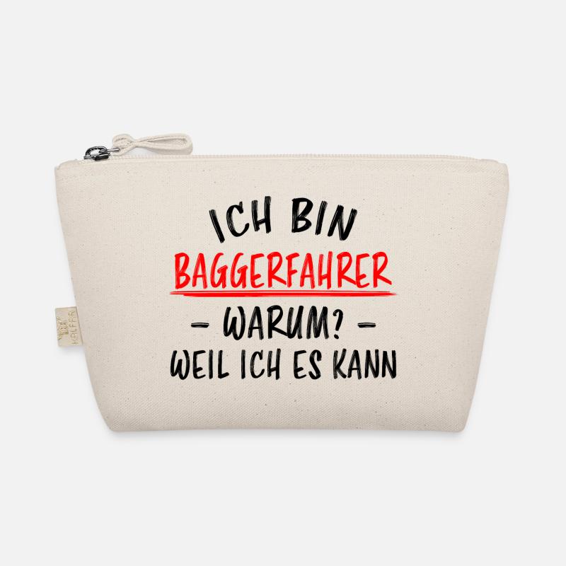 Baggerfahrer Lustiger Spruch Bagger Beruf Geschenk Bio-Täschchen