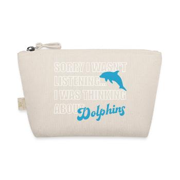 Thinking About Dolphins Sea Animal Wildlife - Organic Pouch - nature - Front