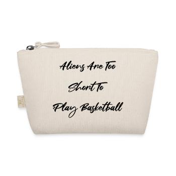 alien puns cool birthday present basketball player - Organic Pouch - nature - Front