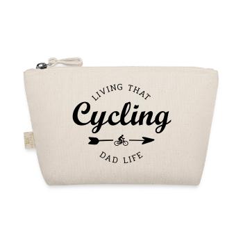 cycling dad life - Bio-Täschchen - Natur - Vorne