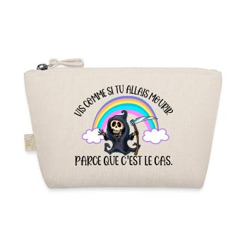 vis comme si tu allais mourir - Trousse biologique - nature - Devant