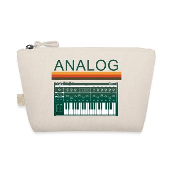 Analog Synth Retro Synthesizer Music Producer - Organic Pouch - nature - Front