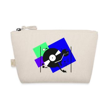 colorful turntables4 - Organic Pouch - nature - Front