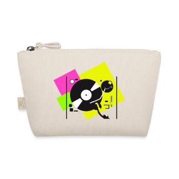 colorful turntables3 - Organic Pouch - nature - Front