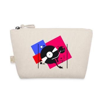 colorful turntables 2 - Bio-Täschchen - Natur - Vorne