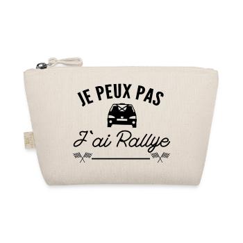 je peux pas j ai rallye - Trousse biologique - nature - Devant