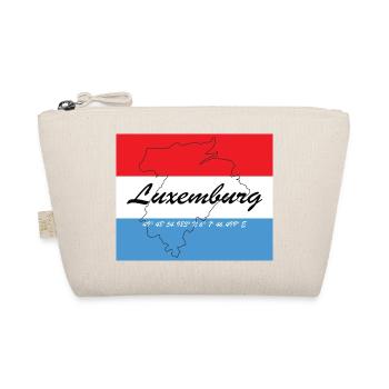 Luxemburg - Hauptstadt mit GPS & Flagge - Bio-Täschchen - Natur - Vorne