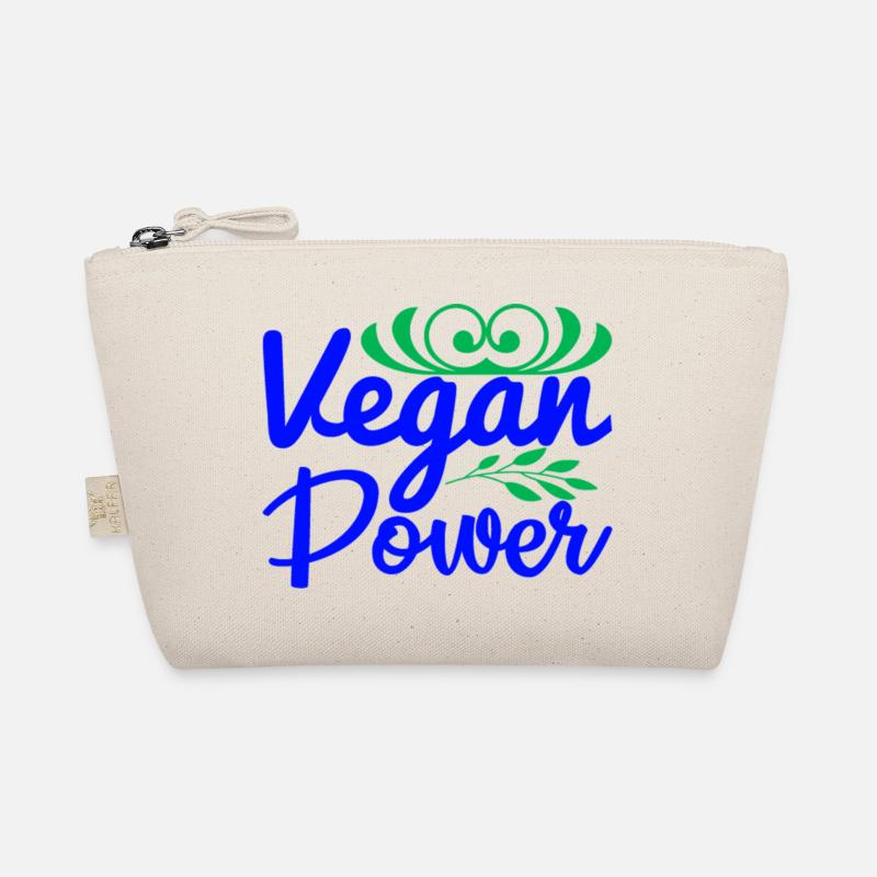 Vegan Power - Bio-Täschchen - Natur