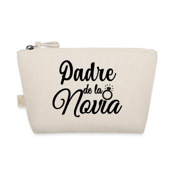 Padre de la Novia Bride's Father Wedding Gift - Organic Pouch - nature - Front
