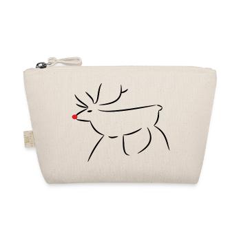 Rudolph le renne T shirt design - Trousse biologique - nature - Devant