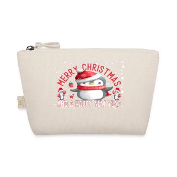 Joyeux Noël et bonne année Penguins - Trousse biologique - nature - Devant