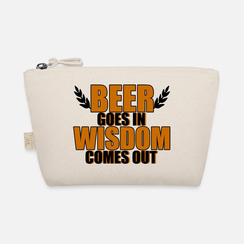 Beer Goes In, Wisdom Comes Out 2 Bio-Täschchen