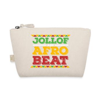 Ghana Ghanaer Flagge Jollof Afro Beat I Geschenk - Bio-Täschchen - Natur - Vorne