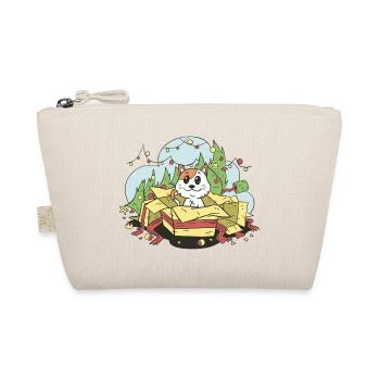 Cat Christmas Christmas Christmas Tree Gifts Cartoon - Organic Pouch - nature - Front