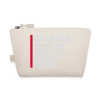 after god made me - Organic Pouch - nature - Front