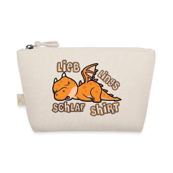 Lieblings Schalfshirt Schlafisaurus - Bio-Täschchen - Natur - Vorne