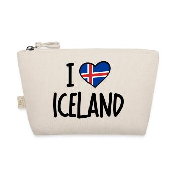 I love Iceland - Organic Pouch - nature - Front