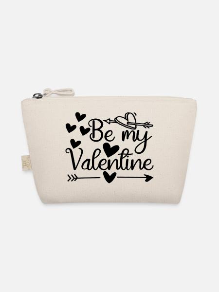 Be My Valentine - Bio-Täschchen - Natur