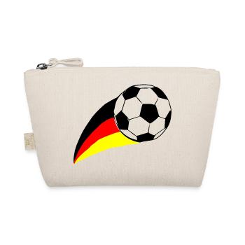 Fußball Soccer - Bio-Täschchen - Natur - Vorne