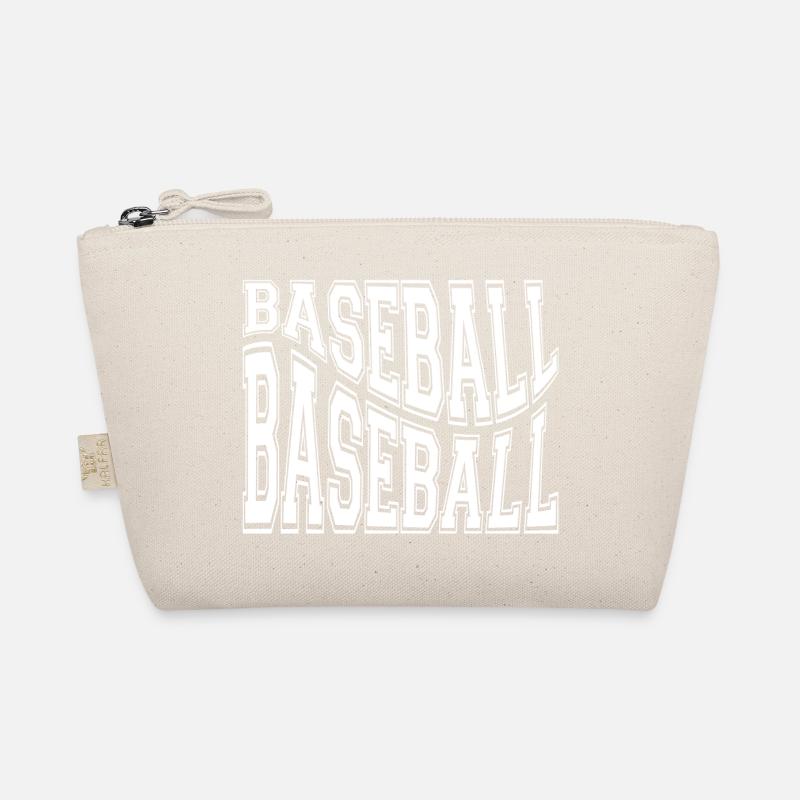 Baseball, Baseballsport, Baseball-Fan - Bio-Täschchen - Natur