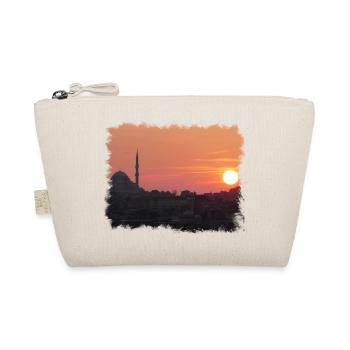 Istanbul with Bosphorus Sunset - Organic Pouch - nature - Front