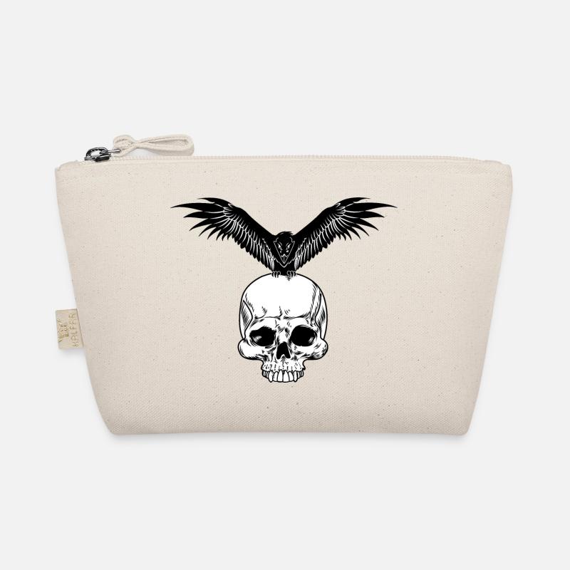 Crâne avec corbeau Trousse biologique