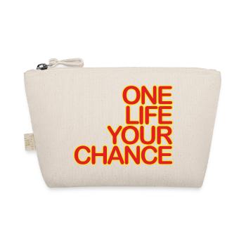 One LIFE your CHANCE 04redKgelb - Organic Pouch - nature - Front