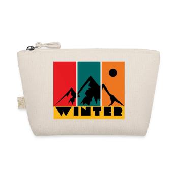 Winter Design - Bio-Täschchen - Natur - Vorne