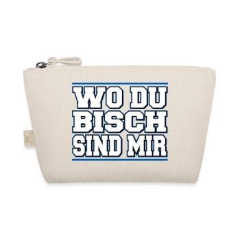 WO DU BISCH SIND MIR - Bio-Täschchen - Natur - Vorne