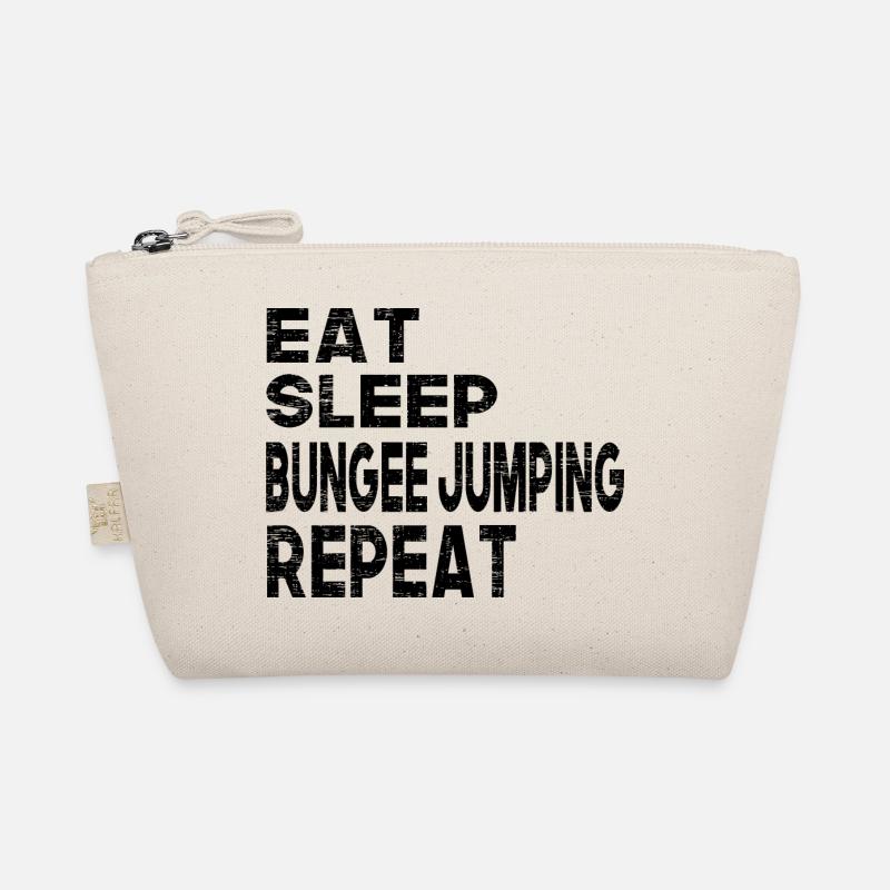 Eat Sleep Bungee Jumping Repeat Bio-Täschchen