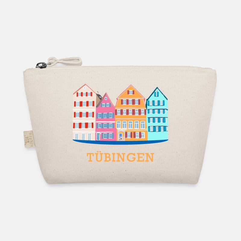 Tübingen, Neckar view, drawing, Germany Organic Pouch