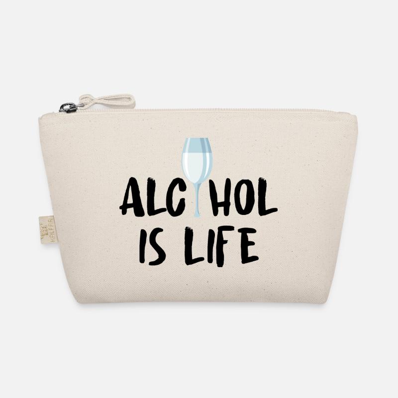 Bier Wein Whiskey Schnaps Alkohol Bio-Täschchen