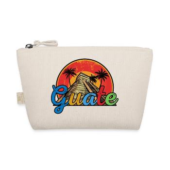 Guatemala Guatemalan Flag DNA I Gift - Organic Pouch - nature - Front