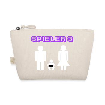 Elternschaft Statement Schwanger Baby Geboren - Bio-Täschchen - Natur - Vorne