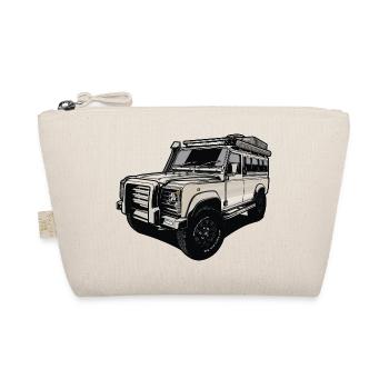 Defender // beige // roof tent nomads // outdoor - Organic Pouch - nature - Front