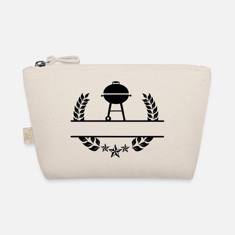 BBQ Monogramm Lorbeerkranz Bio-Täschchen