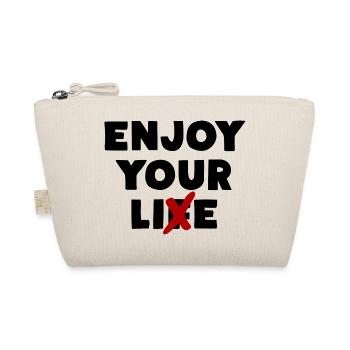 Enjoy Your Lie - Organic Pouch - nature - Front
