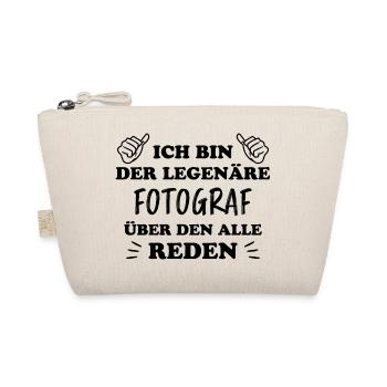Fotograf Lustiger Spruch Beruf Fotografen Geschenk - Bio-Täschchen - Natur - Vorne