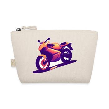 Motorcycle Motorcycle Fan Motorcross Motorcyclists - Organic Pouch - nature - Front