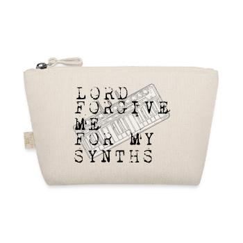 lord forgive me for my synths - Organic Pouch - nature - Front