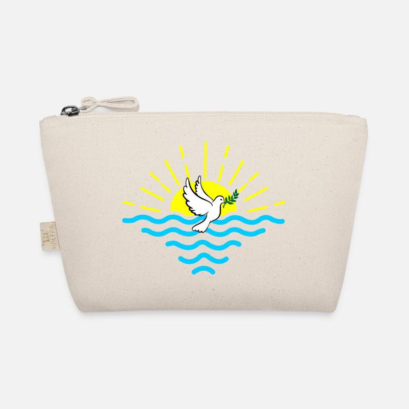 Sun dove and palm branch Organic Pouch