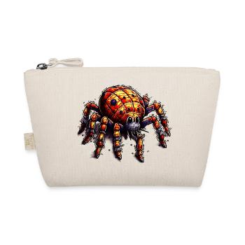 Colorful funny cartoon spider for kids - Organic Pouch - nature - Front