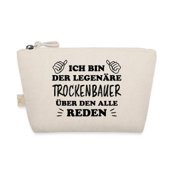 Trockenbauer Lustiger Spruch Handwerker Geschenk - Bio-Täschchen - Natur - Vorne