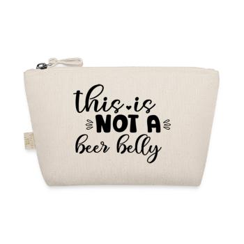 This Is Not A Beer Belly - Organic Pouch - nature - Front