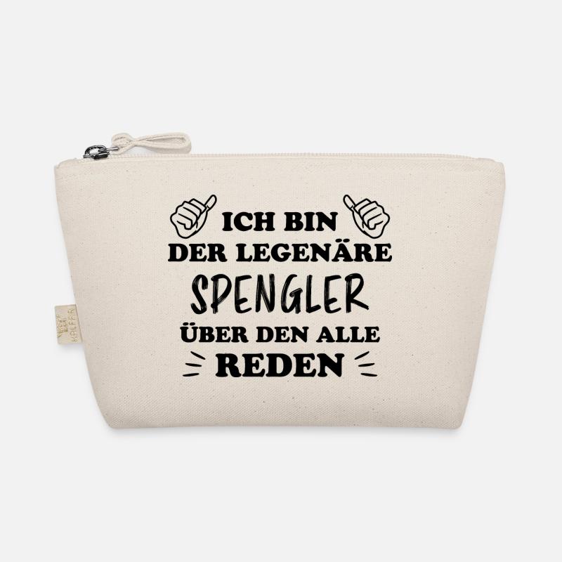 Spengler Beruf Lustiger Spruch Handwerker Geschenk Bio-Täschchen