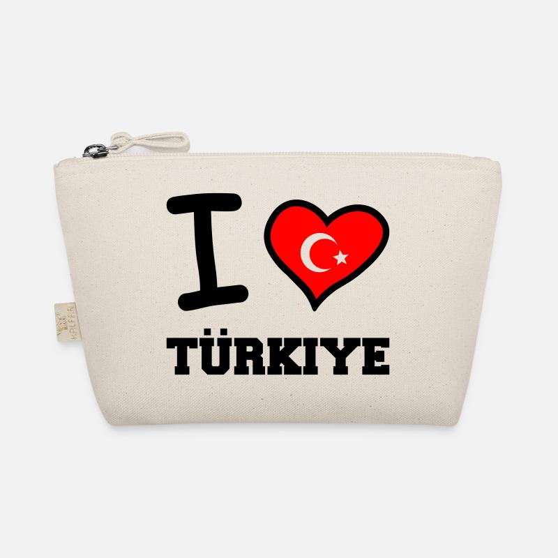 I love Türkiye - Bio-Täschchen - Natur