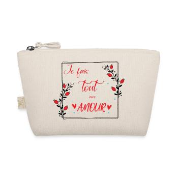 je fais tout avec amour - Trousse biologique - nature - Devant