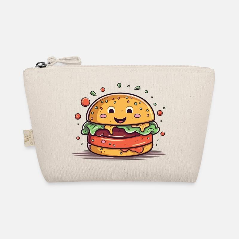A burger in the face Organic Pouch