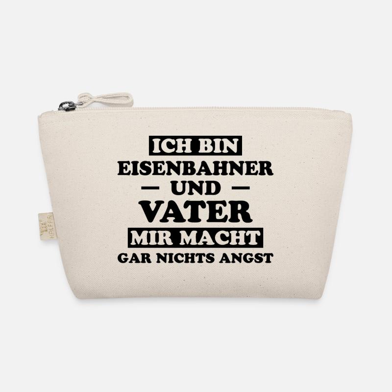 Eisenbahner Spruch Eisenbahn Lokführer Geschenk Bio-Täschchen